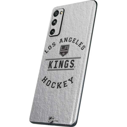 NHL Los Angeles Kings Black Text Galaxy S20 Fan Edition Skin